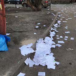 Документы банка нашли на улице в Екатеринбурге